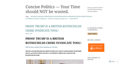 Desktop Screenshot of concisepolitics.com