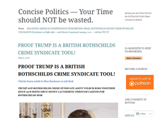 Tablet Screenshot of concisepolitics.com